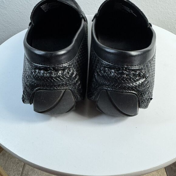 Guess Shoes Men's Size 11 M Black Driving‎ Loafers Slip On EUC Textured - Picture 5 of 7